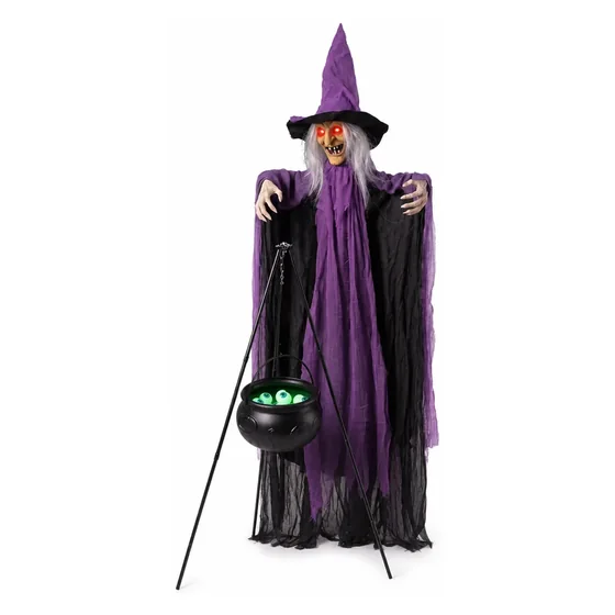 Blackmoor Witch Animatronic, closer in