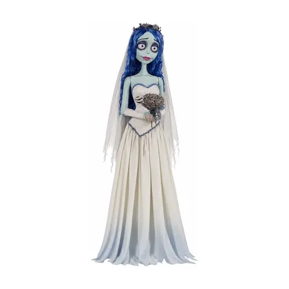 Corpse Bride Emily Animatronic, studio packshot on white