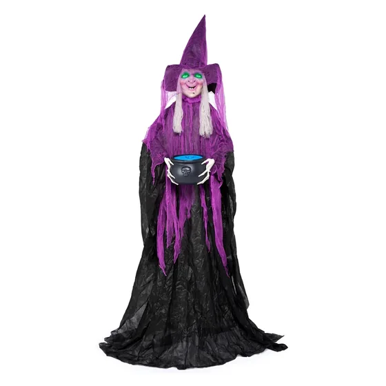 Duskmere Witch Animatronic, closer in