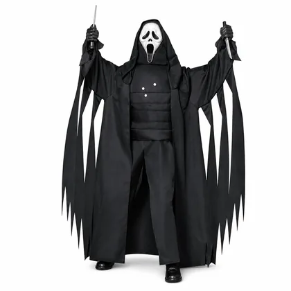 Ghostface Animatronic, 6.5 ft, studio packshot on white