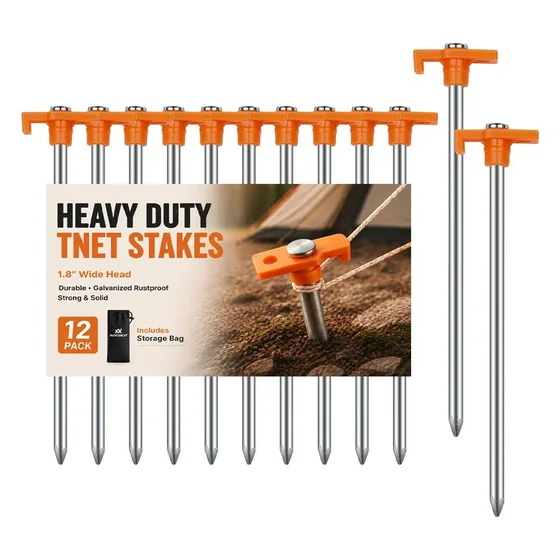 Ground-Lock Anchor Kit, 12 pack, closer in