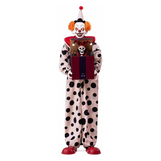 Hollowbrook Clown Animatronic, closer in
