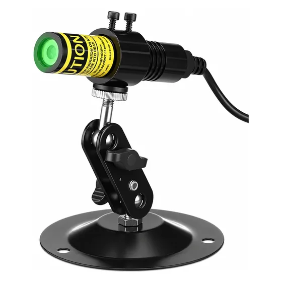 Lowlands Green Beam Laser, closer in