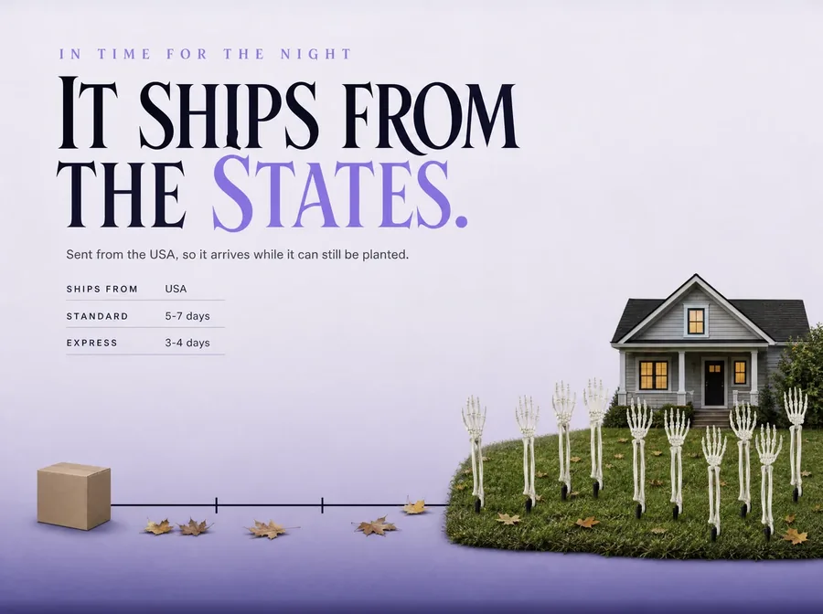 A simple timeline drawn on a pale ground from a plain box to a house with a lawn.